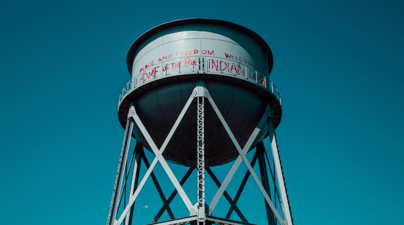 Zbiornik na wodę pitną na wieży ciśnień – infrastruktura wodociągowa